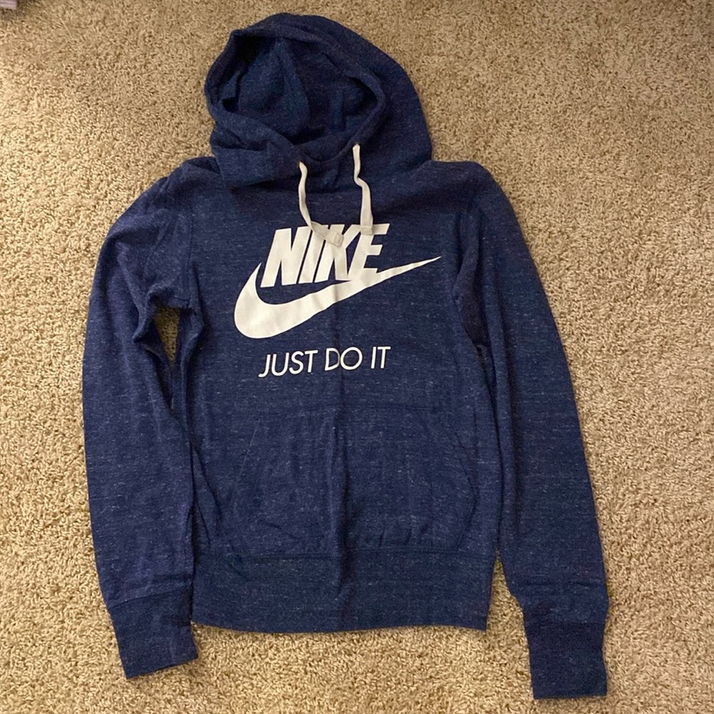 Nike Navy Lightweight Athletic Hoodie